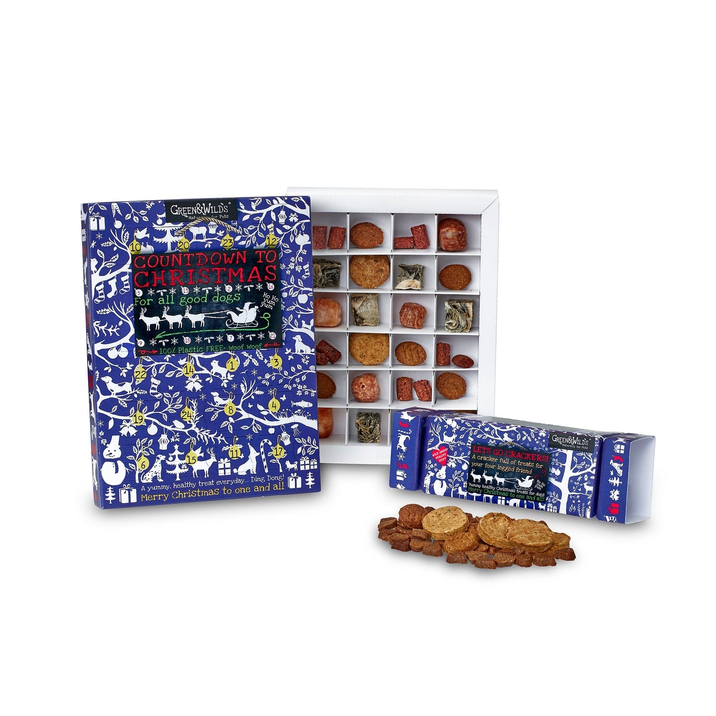 Christmas cracker for dogs by Green & Wilds