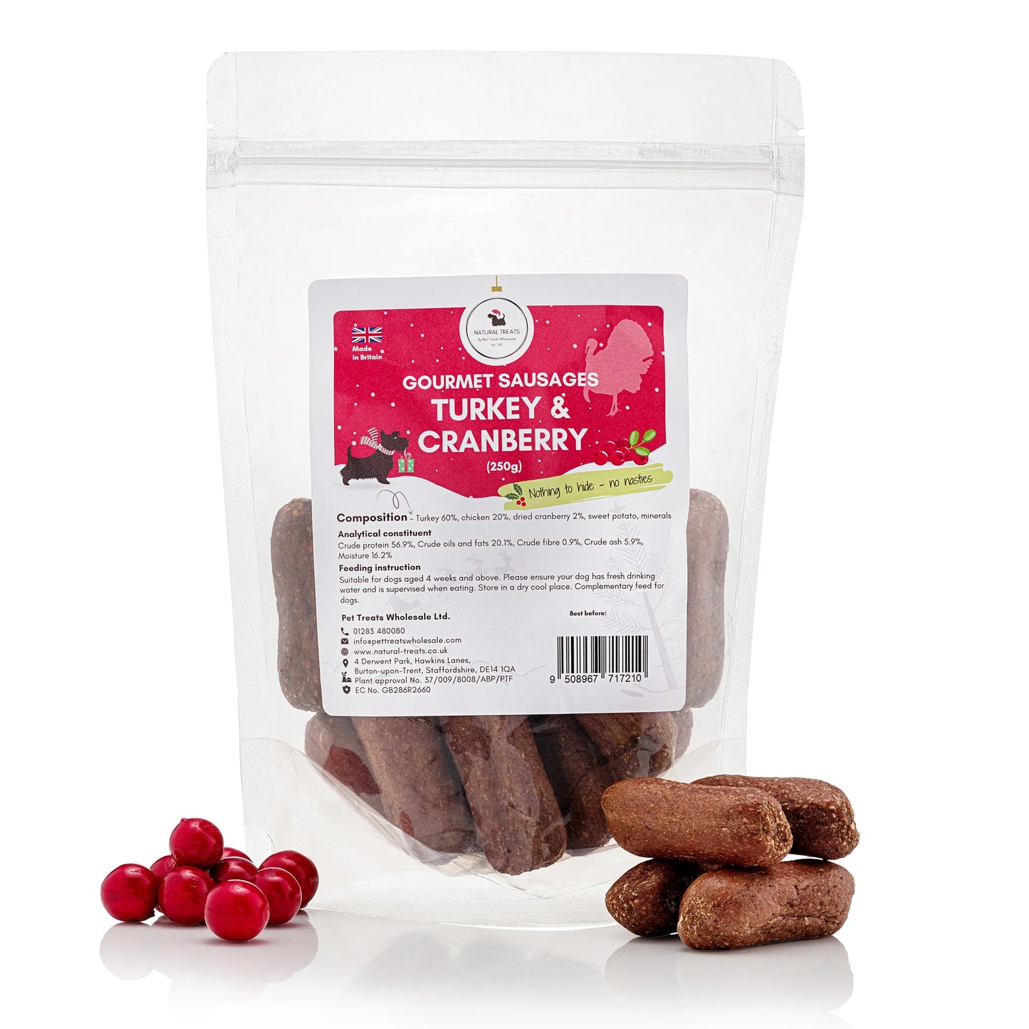 Gourmet Sausages - Turkey and Cranberry