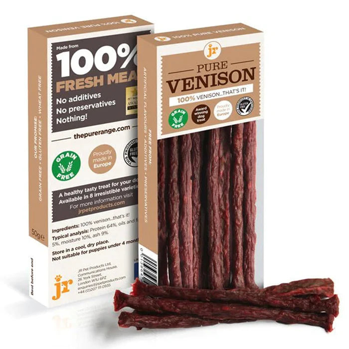 JR Pure Venison Sticks 50g