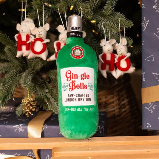 Gin-gle Bells Gin Dog Toy