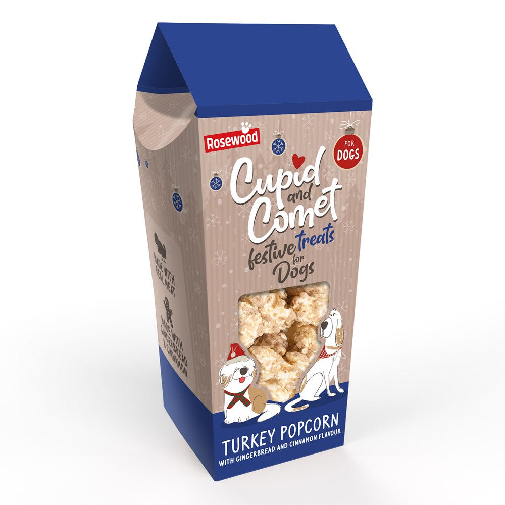 Rosewood Popcorn For Dogs - Gingerbread and Cinnamon Flavour