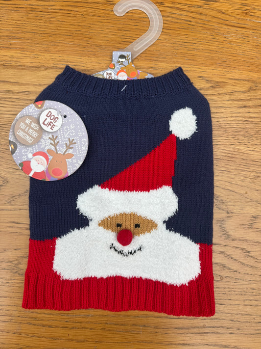 Dog Life Soft Santa Dog Sweater