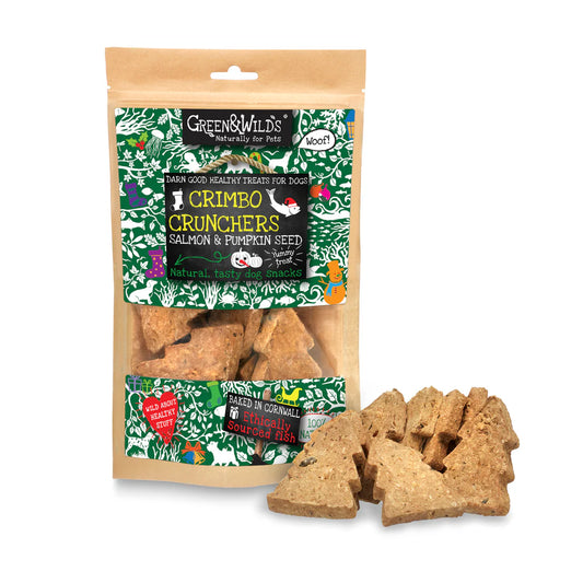 Green & Wilds Crimbo Crunchers with salmon & pumpkin, 150g
