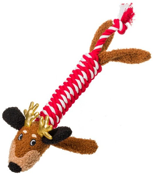 Rope Dachshund Through The Snow Toy