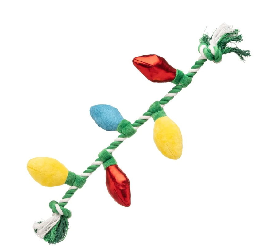 House of Paws Christmas Rope Toy - Tree Lights – Rosie's Hounds at Heart