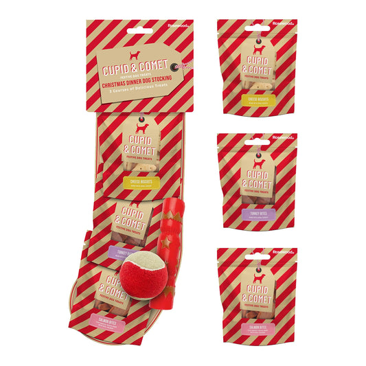 Rosewood Christmas Dinner Dog Stocking