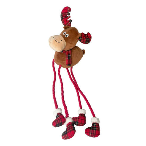 Happy Pet Rope Large Long Legs Reindeer Dog Toy