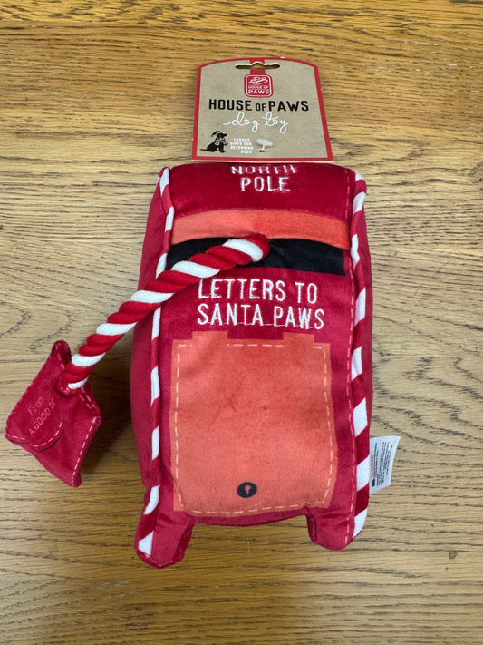 house of paws north pole post box toy