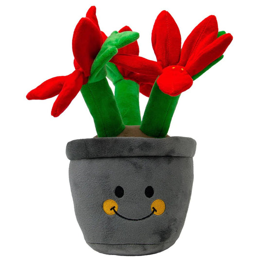 ANCOL Henrietta Poinsettia Dog Christmas Toy