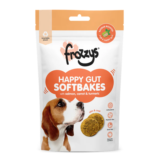 Frozzys Happy Gut Softbakes - Salmon, Carrot & Tumeric
