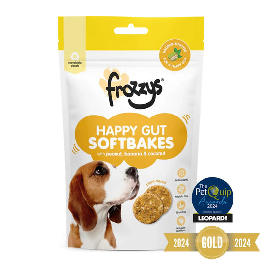 Frozzys Happy Gut Softbakes - Peanut, Banana & Coconut
