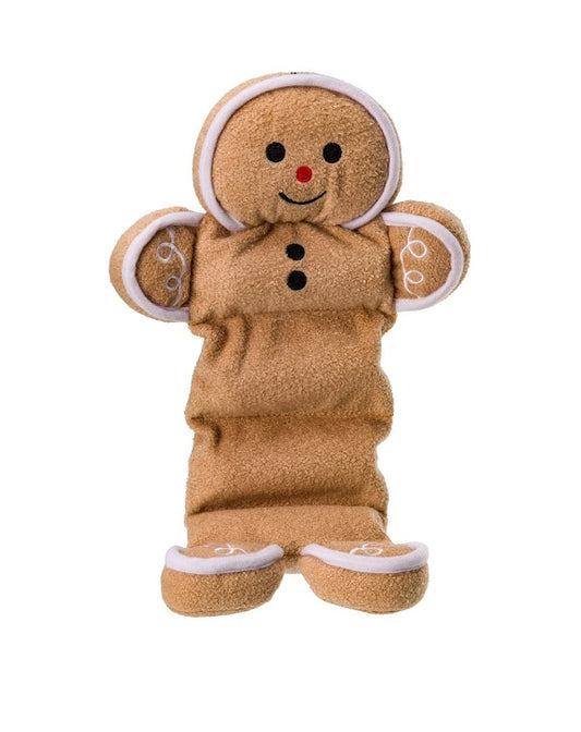 House of Paws Gingerbread Long Squeaker Dog Toy