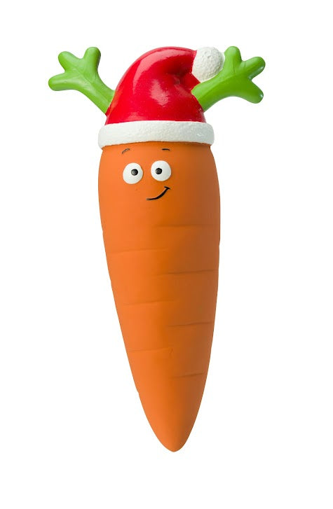 Latex Christmas carrot dog toy