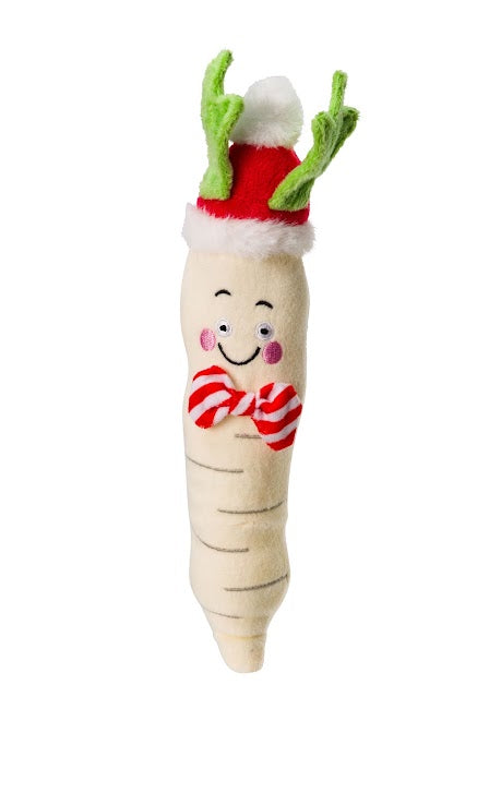 Christmas parsnip large squeaker dog toy