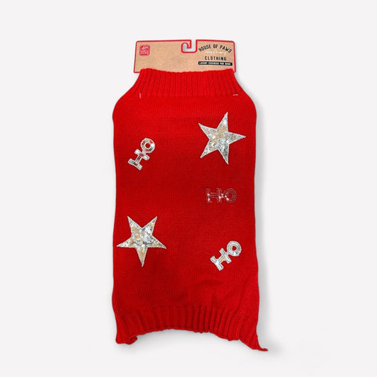 House of Paws Ho Ho Ho Polo Knit Jumper