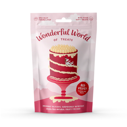 About Red Velvet Cake Dog Treats