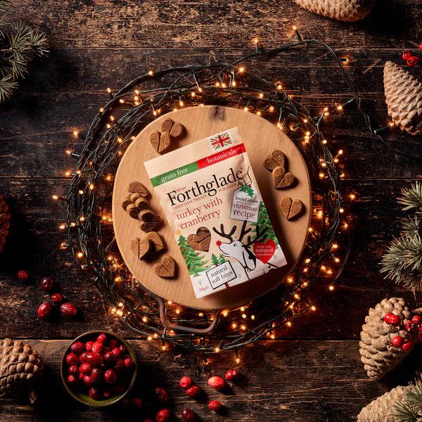 Forthglade Christmas Turkey & Cranberry Soft Bite Treats 90g