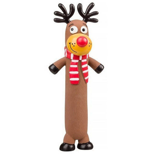 House Of Paws Rudolph Latex Christmas Dog Squeak Toy